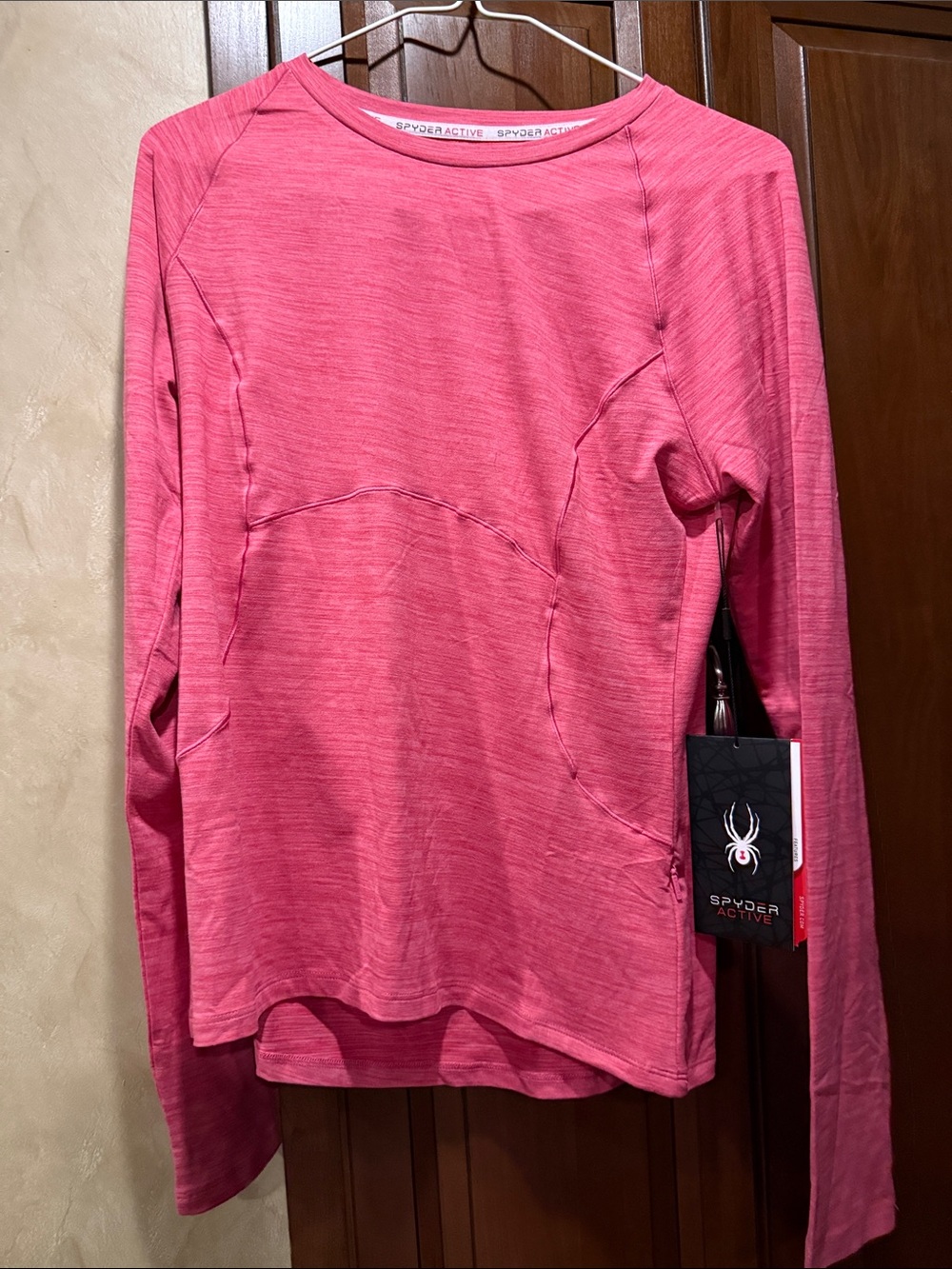 Spyder Women's Long Sleeve Active Top - Pink Heather